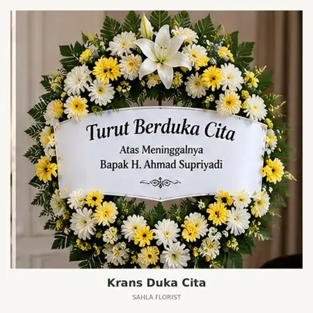 Krans Bunga Duka San Diego Hills